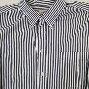 GAP Cotton Collection Designed Striped Casual Formal Shirt Men Size XXL
